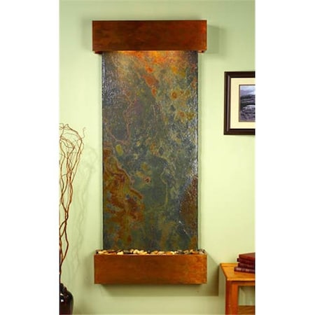 Adagio Adagio IFS1004 Inspiration Falls - Rajah Natural Slate Wall Fountain IFS1004